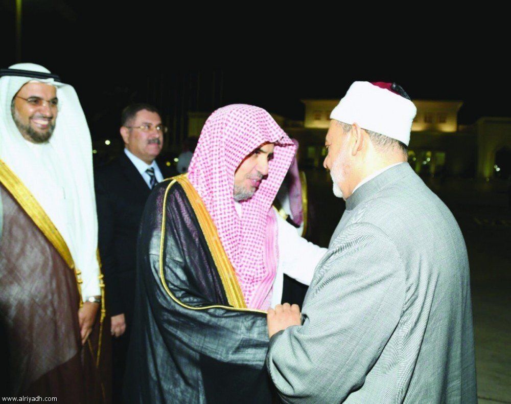 د. العيسى يستقبل شيخ الأزهر