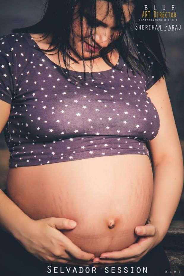 بالصور| الهجوم على مصرية حامل أظهرت بطنها في "فوتوسيشن".. والزوج: مرضى نفسيين