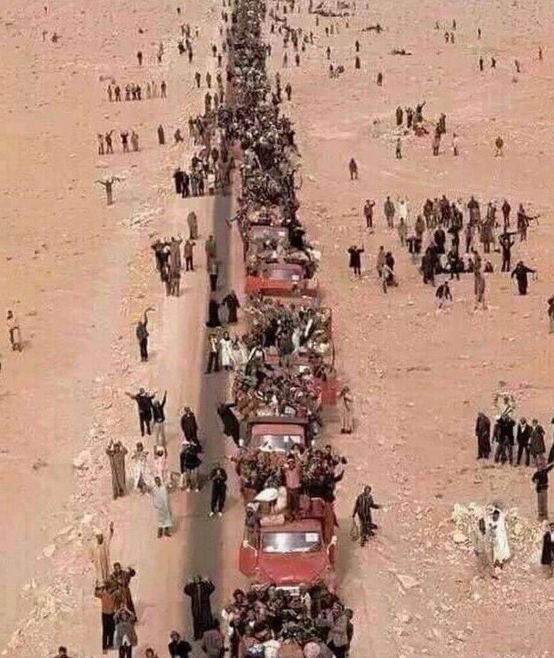 "الخليج 365" تكشف حقيقة الصورة المنسوبة لقوافل حجاج الشام قبل 100 عام بطريف