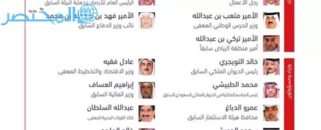 الملك سلمان يحارب الفساد باجراءات حازمة .. أسماء وصور الامراء الموقوفين