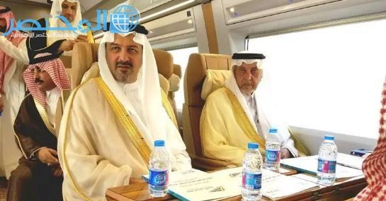 قطار الحرمين يصل مكة بأول رحلة تجريبية تقل أمير مكة ونائبه