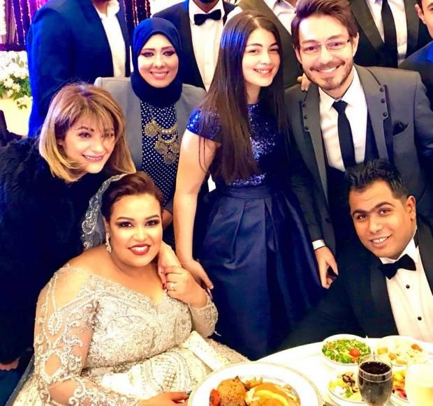 بالصور| أحمد زاهر يهنئ "ويزو" بزفافها: "كانت ليلة زي العسل"