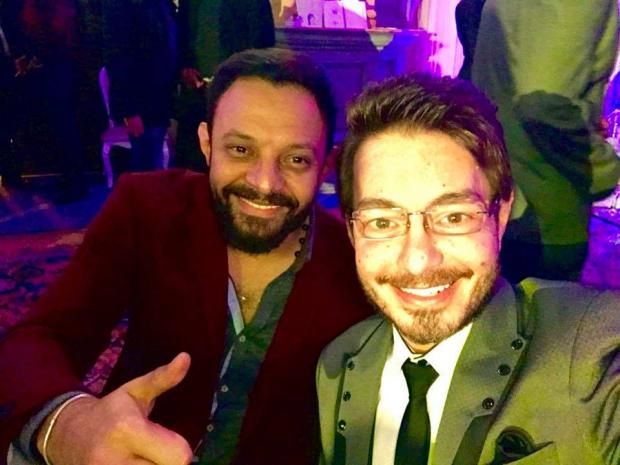 بالصور| أحمد زاهر يهنئ "ويزو" بزفافها: "كانت ليلة زي العسل"