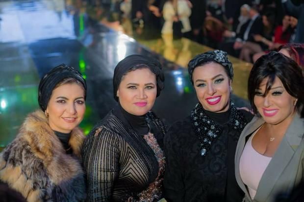بالصور| "شقيقة الرئيس" تتألق بديفيليه هاني البحيري