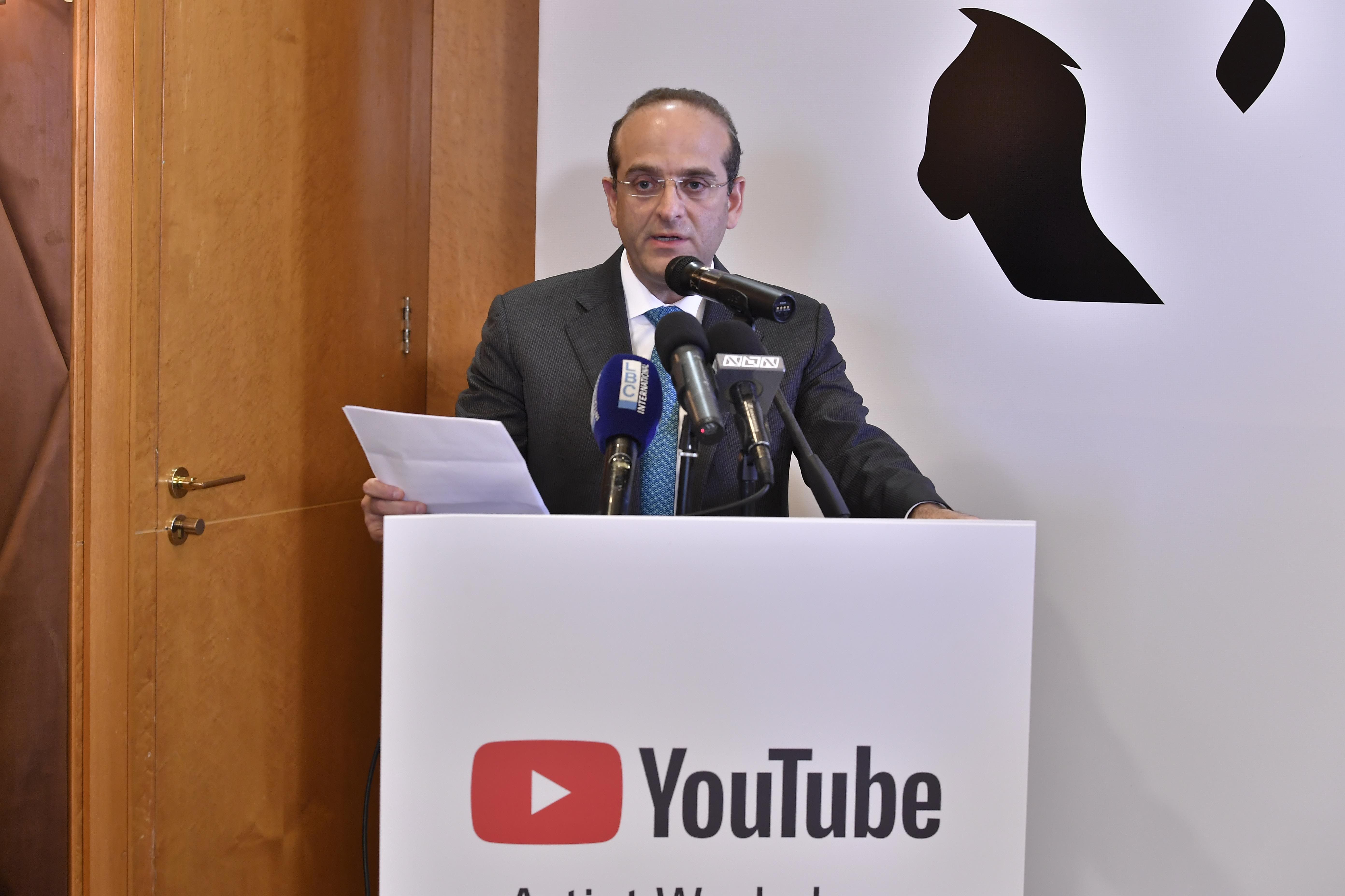 شركة “يوتيوب” تعقد ورشة عملٍ بمشاركة عددٍ كبيرٍ من فناني الأداء اللّبنانيّين