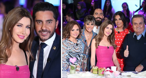 نانسي عجرم نثرت فرحاً فأغرقت الشاشات تواضعاً وأمومة في منا وجرّ
