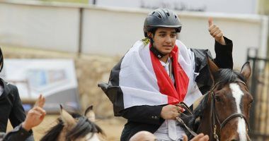 الفارس المصرى زياد طارق يفوز بالمركز الأول فى بطولة جرش الدولية للفروسية