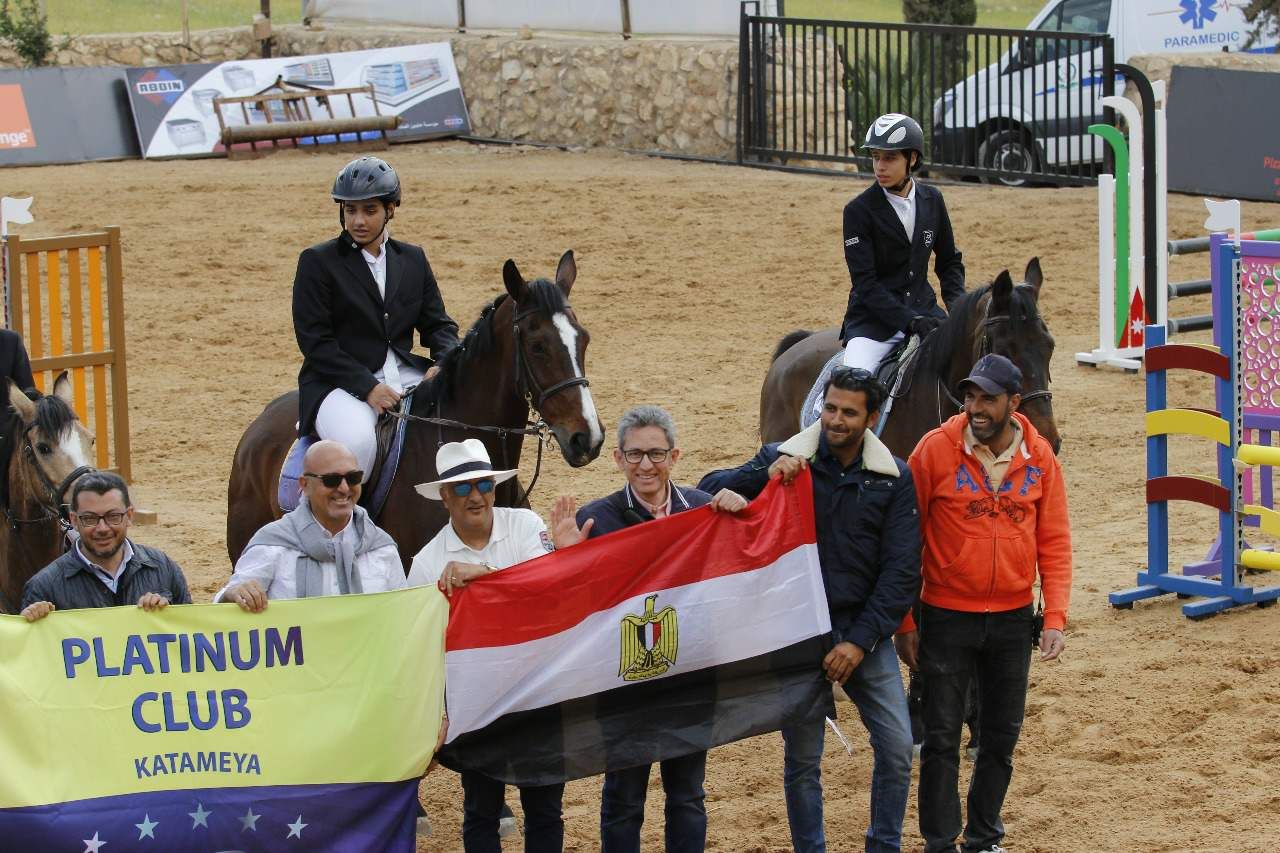 الفارس المصرى زياد طارق يفوز بالمركز الأول فى بطولة جرش الدولية للفروسية