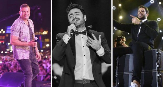 تامر حسني يسحق محمد حماقي في السعوديه وعمرو دياب يلغي حفله