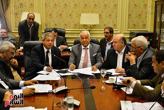 فرج عامر: استدعاء مسئول عن "المركزى للمحاسبات" بشأن تقرير ريو دى جانيرو - صور