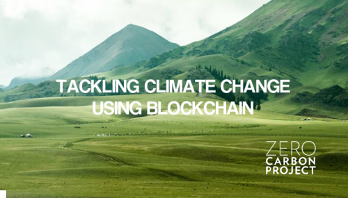 زيرو كاربون "Zero Carbon"  ثورة في جمع اسباب تغير المناخ بواسطة البلوكشين