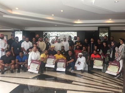 نجاح كبير لدورة بناء الأجسام في الأكاديمية الدولية بدبي