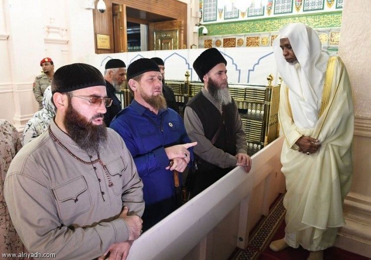 السعودية | الرئيس الشيشاني يزور المسجد النبوي