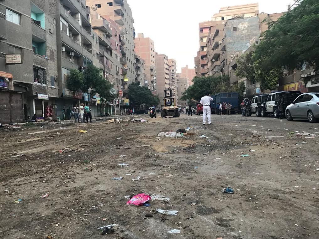 صور.. مدير أمن الجيزة يقود حملة لإزالة التعديات بشوارع العمرانية