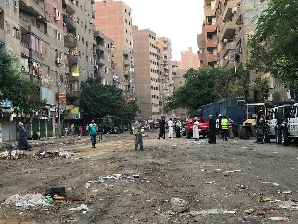 صور.. مدير أمن الجيزة يقود حملة لإزالة التعديات بشوارع العمرانية
