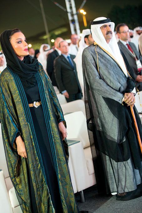 الأمير الوالد والشيخة موزا يشهدان افتتاح مركز سدرة للطب
