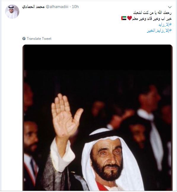 #إلا زايد.. عاصفة حب فى الوطن العربى تهز أذناب تنظيم الحمدين المتطاولين