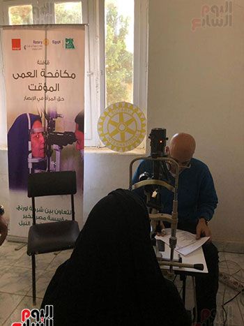 "حق الإبصار" حملة لروتاري قصر النيل لحماية السيدات من خطر فقدان البصر