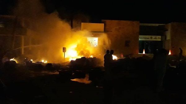 عاجل.. حريق ببنك الخرطوم في منطقة "سوق ليبيا"