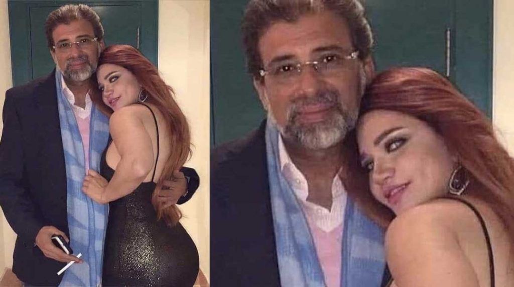بعد تسريب هذه الصورة.. ياسمين الخطيب تعترف بزواجها من خالد يوسف
