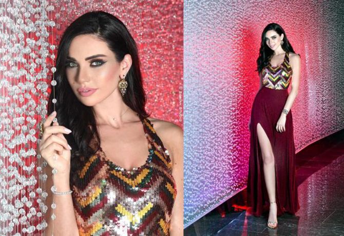 داليدا خليل تتألق في افتتاح فيلم “المهراجا” في دبي