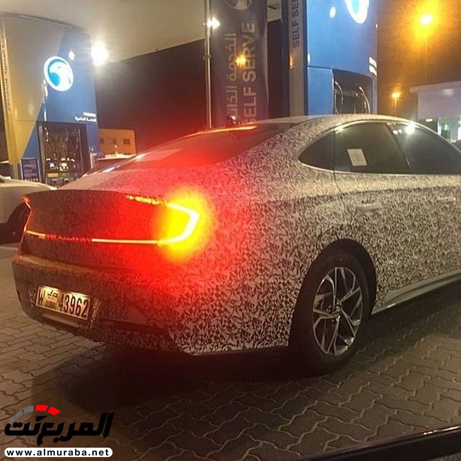 هيونداي سوناتا 2020 الجديدة تظهر أثناء اختبارها في دبي+موعد التدشين