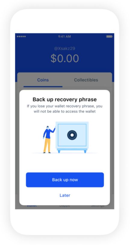 منصّة Coinbase تعلن عن ميزة الإحتفاظ بنسخة احتياطيّة من مفاتيح المحافظ الرقميّة على Google Drive و iCloud