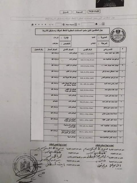 تراند اليوم : حسب اللاسم نتيجة مسابقة العقود المؤقتة 2019 "نتيجة مسابقة التربية والتعليم 2019" .... جميع...