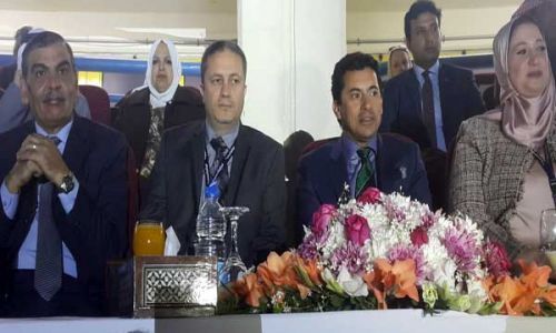 بالصور.. افتتاح الدورة العربية المدرسية لكرة اليد وتنس الطاولة