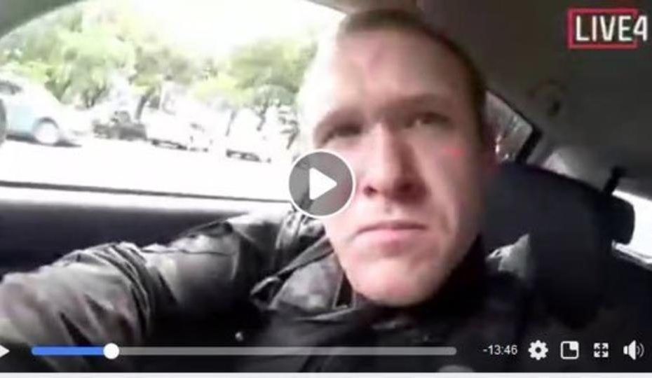 مهاجم مسجد christchurch في نيوزيلندا بث جريمته على الفايسبوك