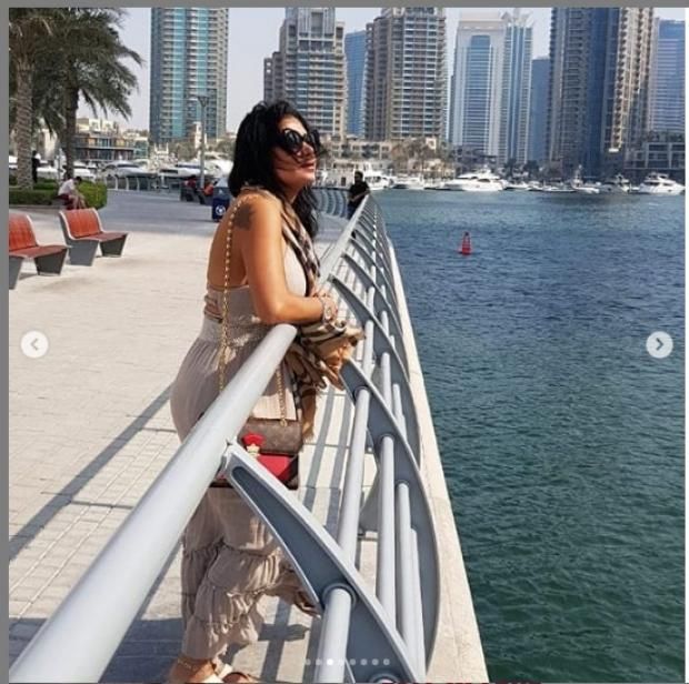 بالصور| رانيا يوسف بإطلالة جديدة تظهر "التاتو"