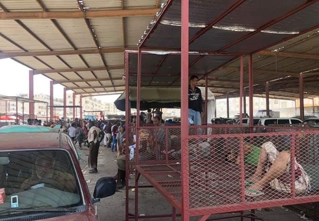 شاهد صورة : أسواق القات في عدن تتعرض لأزمة خانقة ..والسبب شلال علي شايع