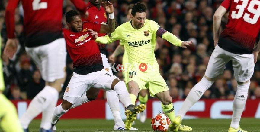 بث مباشر لمباراة برشلونة ومانشستر يونايتد في دوري أبطال أوروبا