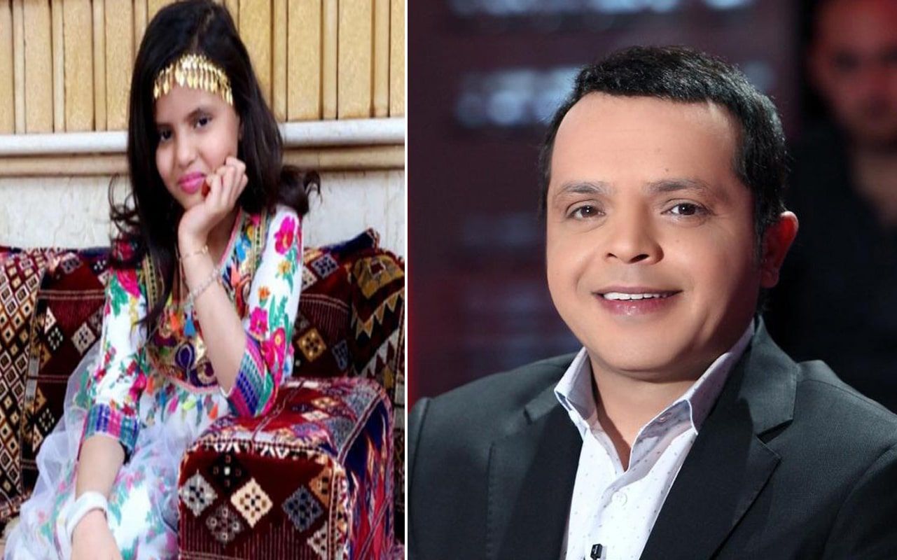محمد هنيدى ينعي الطفلة دانة القحطاني