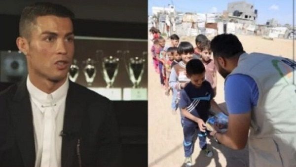 كريستيانو رونالدو يتبرع بـ 1.5 مليون يورو لإطعام الفلسطينيين
