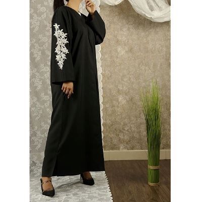 صور عبايات مطرزة خليجية موضة 2019