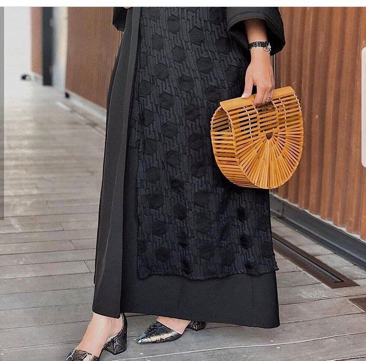 صور موديلات عبايات جاكار لصيف 2019