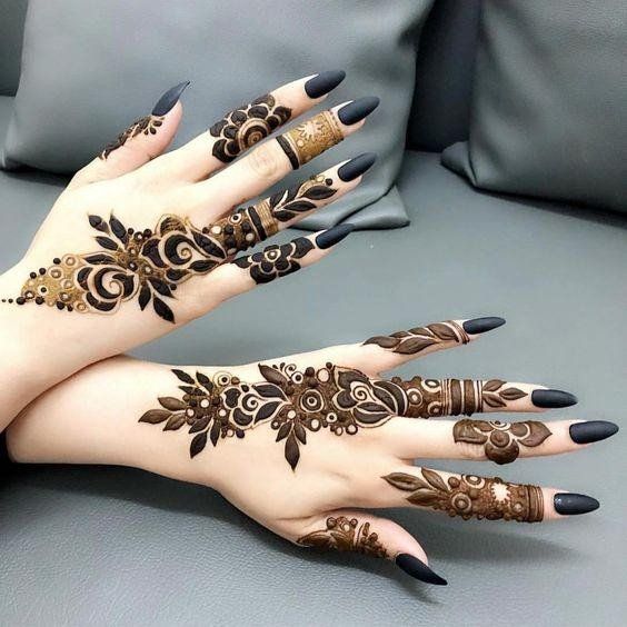 صور نقش حناء ناعمة وعصرية