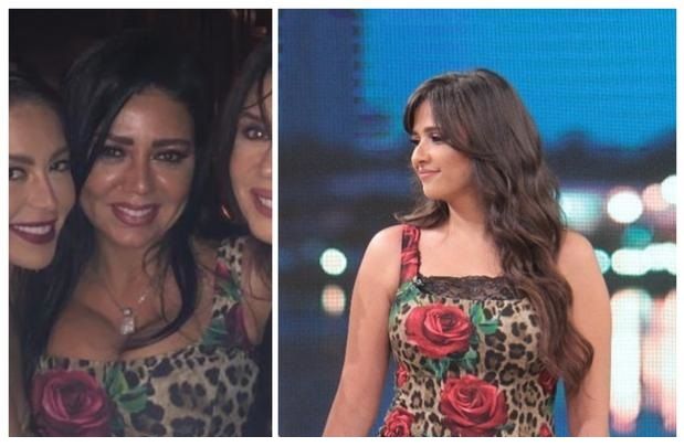 !في أول لقاء تلفزيوني لها بعد ١٧ سنة.. ياسمين عبد العزيز ترتدي فستان رانيا يوسف.. هذا ما اضافته ليصبح محتشماً