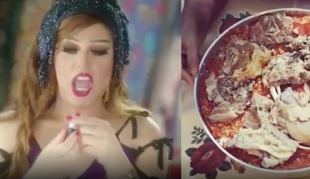 شاهد.. فيفي عبده: “اكلتو اللحمة زيي ولا لسه؟”