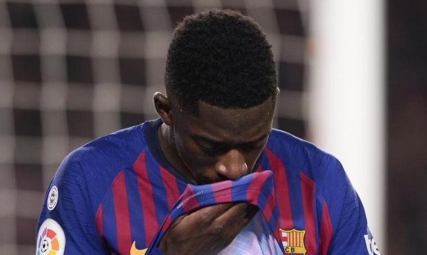 برشلونة يهدد لاعبه الفرنسي ديمبلي