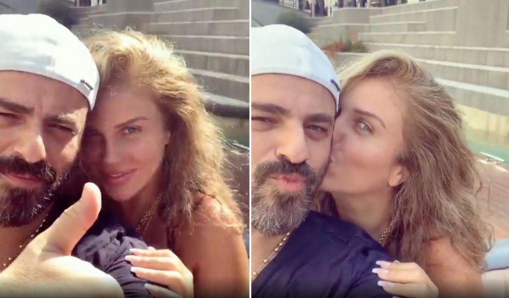 شاهد.. اجواء رومانسية وقبلة بين نيكول سابا ويوسف الخال في تركيا!