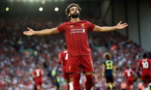 شاهد.. ليفربول محتفيًا بهدف محمد صلاح : "جمالك جمال مش عادي"
