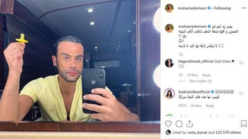 نجل عادل إمام يفاجأ بجثمان طفلته داخل حقيبة .. وكلمات مؤثرة لعمها رامي ”تهز” انستجرام (صورة)
