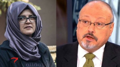 خطيبة خاشقجي تغدر به وترتكب ‘‘الفعل الفاضح’’ مع رجل أمريكي في الشارع أمام الكاميرات (صور)