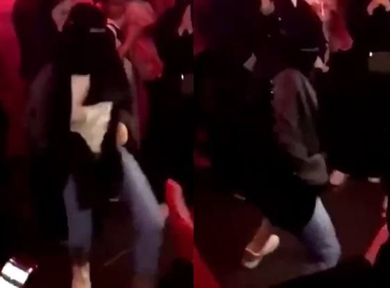 مقطع فيديو أثار الجدل لراقصة منتقبة في السعودية