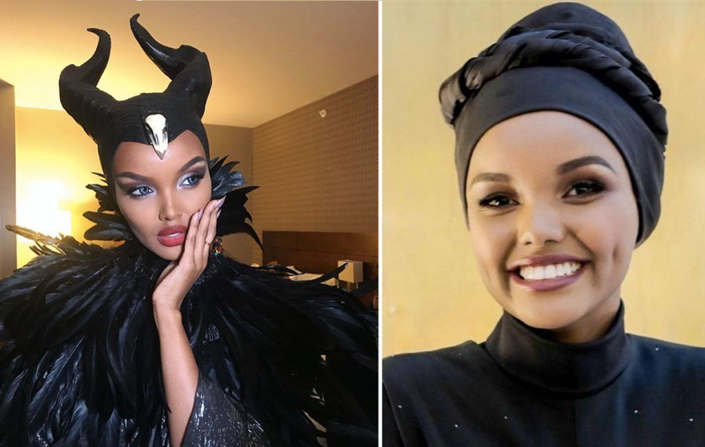 حليمة عدن من الحجاب الى قرون maleficient احتفالا بالهالوين!