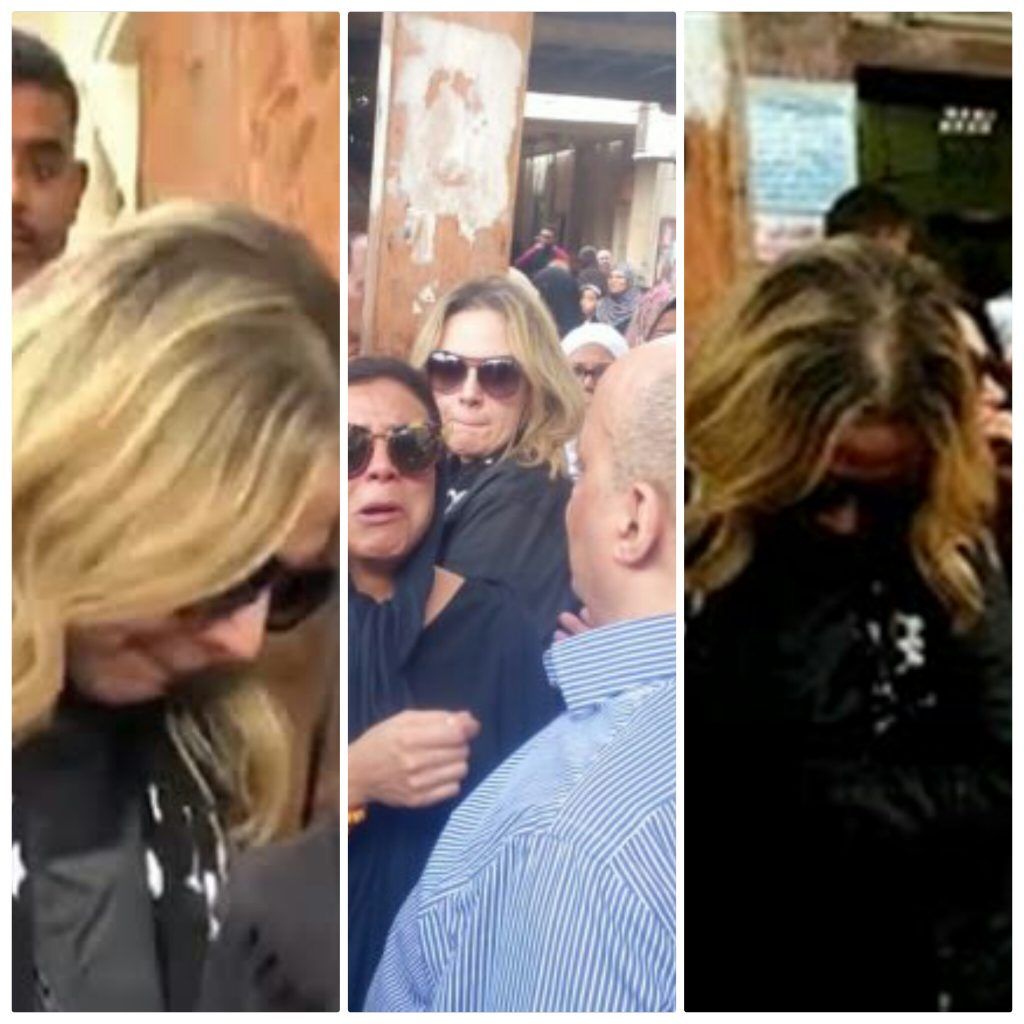 شاهدوا.. انهيار خطيبة هيثم احمد زكي فى جنازته