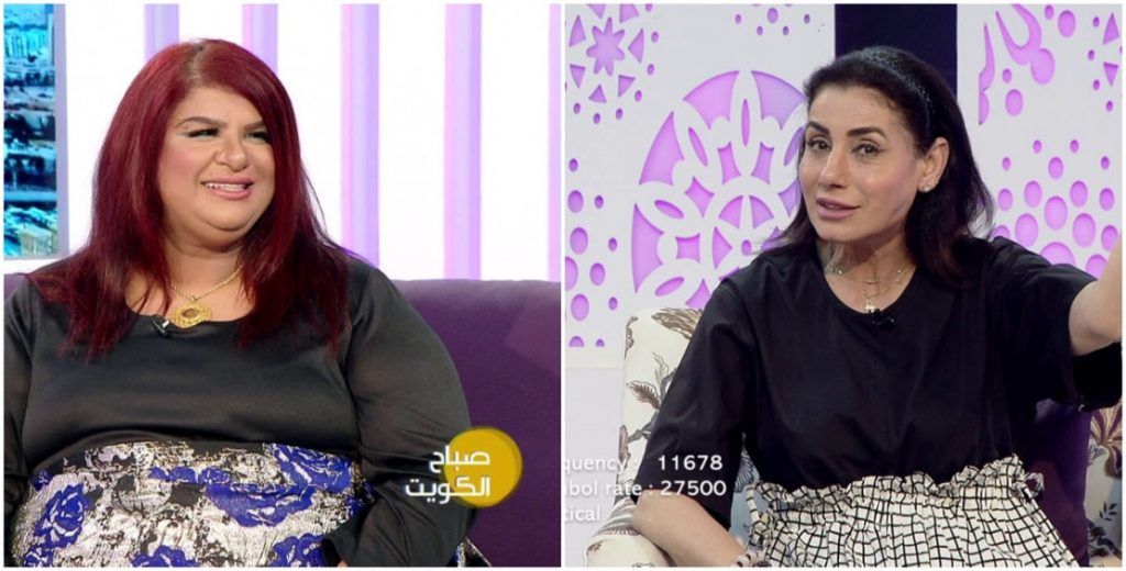 شاهدوا.. مُذيعة تدافعُ عن الفنانة الكويتيّة سعاد سلمان بوصفها بـ”دُبّة”!