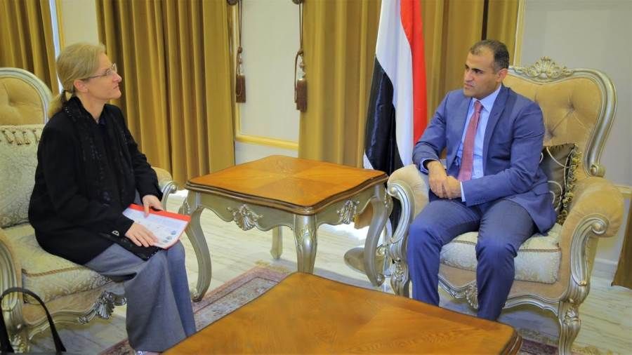 وزير الخارجية يبحث مع ممثلة منظمة الهجرة الدولية خطط مساعدة النازحين